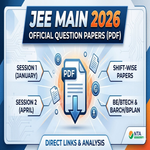 JEE Main 2026 Official Question Papers 2026